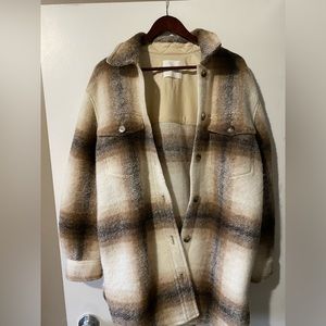 Wilfred Free Plaid Ganna shirt jacket